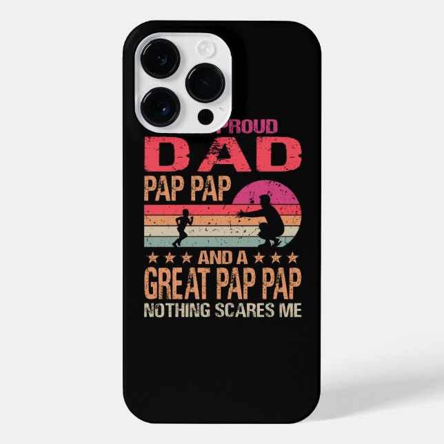 Funda Para iPhone Soy un papá orgulloso Gran Papanicolau Nada me asu (Reverso)