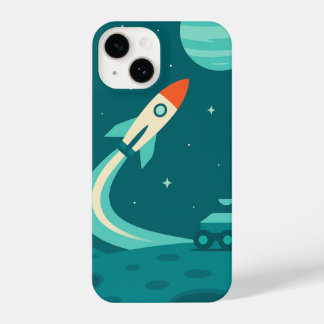 Funda Para iPhone 14 Space Adventure – Coque iPhone Fusée, Planète