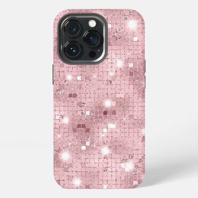 Funda Para iPhone Sparkle Luxury Pink (Reverso )