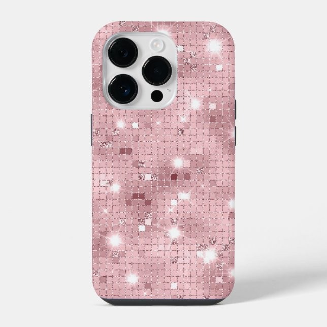 Funda Para iPhone Sparkle Luxury Rosa (Reverso )
