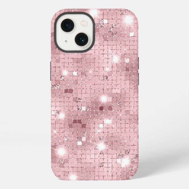 Funda Para iPhone Sparkle Luxury Rosa (Reverso )
