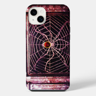 Funda Para iPhone 14 Plus SPIDER Y WEB Red Ruby Black