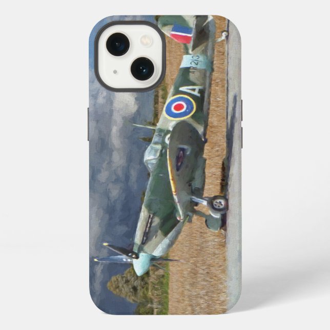 Funda Para iPhone Spitfire Bajo Nubes de Tormenta (Reverso )