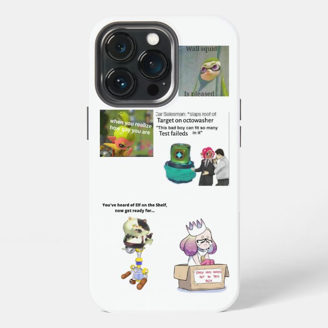 Funda Para iPhone splatoon meme phonecase  (Reverso )