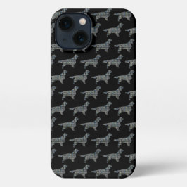 Springer Spaniel Cute Dog Silhouette Black