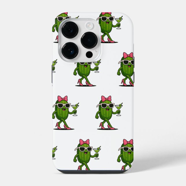 Funda Para iPhone Sra. Cucumber Chic (Reverso )