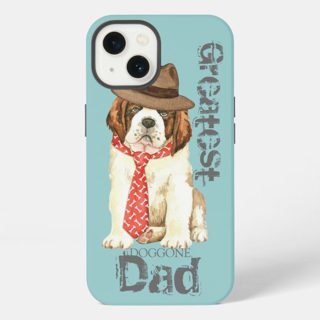 Funda Para iPhone St. Bernard Dad (Reverso )