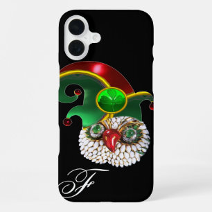 FUNDA PARA iPhone 16 PLUS ST PATRICK JEWEL OWL Y GORRA ELF CON SHAMROCK
