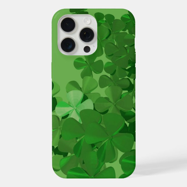 Funda Para iPhone St. Patrick's Day Shamrock (Reverso )