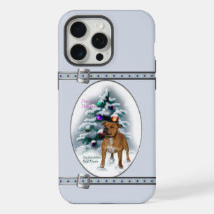Staffordshire Bull Terrier Azul Navidades