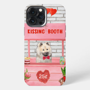 Funda Para iPhone 13 Pro Max Stand de besos del perro Eurasier para el Día de S
