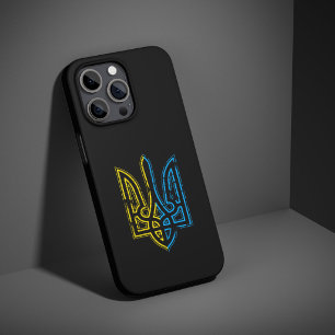 Stand with Ukraine Retro Vintafe Flag Tridente
