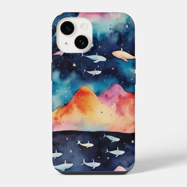 Funda Para iPhone Starry Seascape (Reverso )