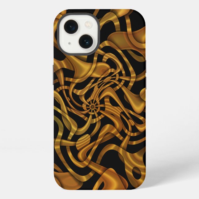 Funda Para iPhone Steampunk abstracto (Reverso )