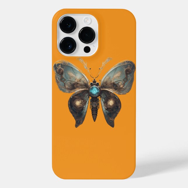 Funda Para iPhone Steampunk Butterfly Shirt  (Reverso)