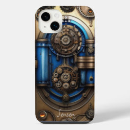Funda Para iPhone 14 Plus Steampunk Gold