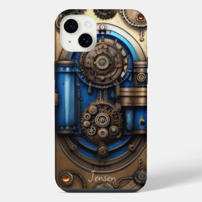 Funda Para iPhone Steampunk Gold (Reverso)
