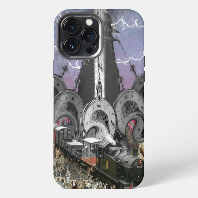 Funda Para iPhone Steampunk Time Machine (Reverso )