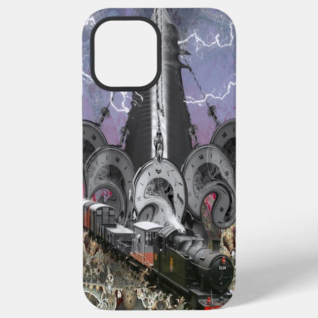 Funda Para iPhone Steampunk Time Machine (Reverso )
