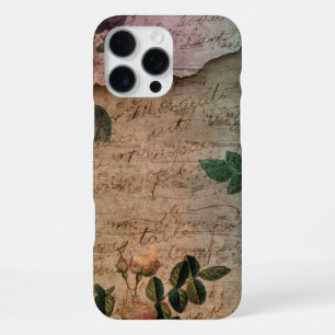 Funda Para iPhone 16 Pro Max Steampunk Torn Rosa Efemera con problemas de cos