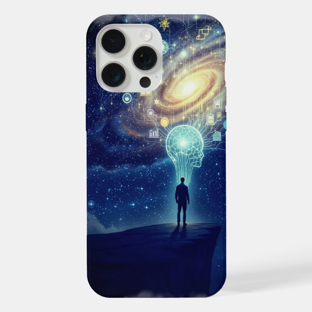 Funda Para iPhone Stellar Mind iPhone 15 Pro max Protege tu visión (Reverso )