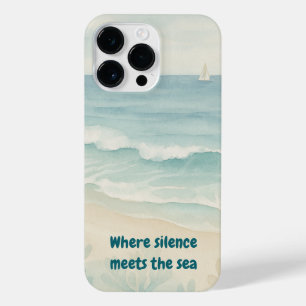 Funda Para iPhone 14 Pro Max Still & Sea — Pintado de inspiración oceánica
