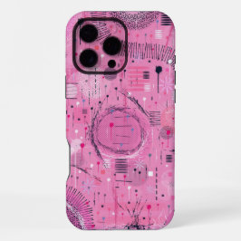 Funda Para iPhone 16 Pro Max Strawberry Sundae Abstract Art 