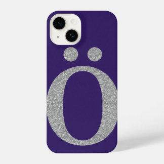 Funda Para iPhone 14  Stylish, sparkly purple phone case.