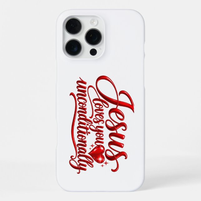 Funda Para iPhone Su amor es incondicional  (Reverso )