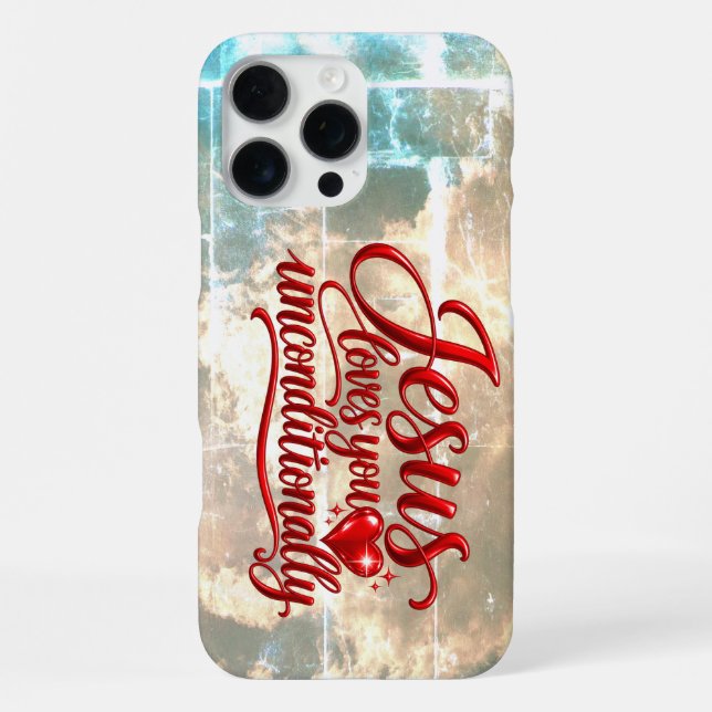 Funda Para iPhone Su amor es incondicional  (Reverso )