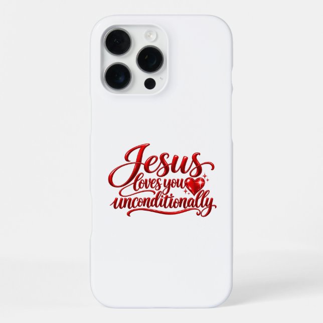 Funda Para iPhone Su amor es incondicional  (Reverso )