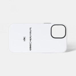 Funda Para iPhone 12 Mini Su Foto o Texto Aquí (Diseño Personalizable)