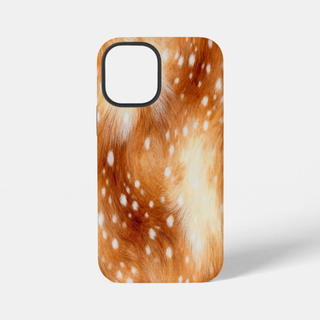Funda Para iPhone Suave pelaje de cervatillo boscoso acogedor (Reverso )