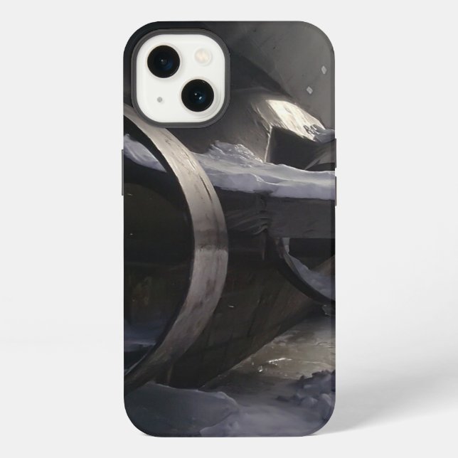 Funda Para iPhone Submarino antiguo (Reverso )