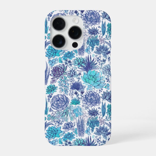 Funda Para iPhone Suculento jardín (Reverso)