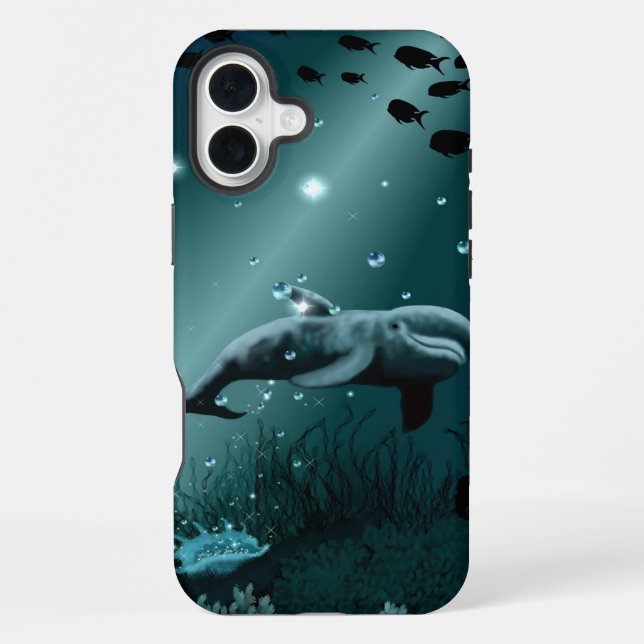 Funda Para iPhone Sueño de delfín (Reverso )