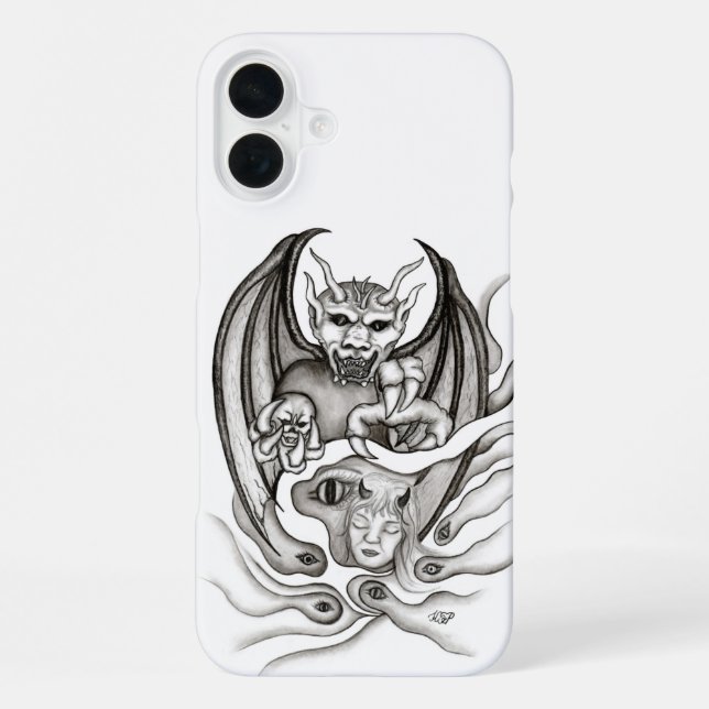 Funda Para iPhone Sueño de medianoche - Devils (Reverso )