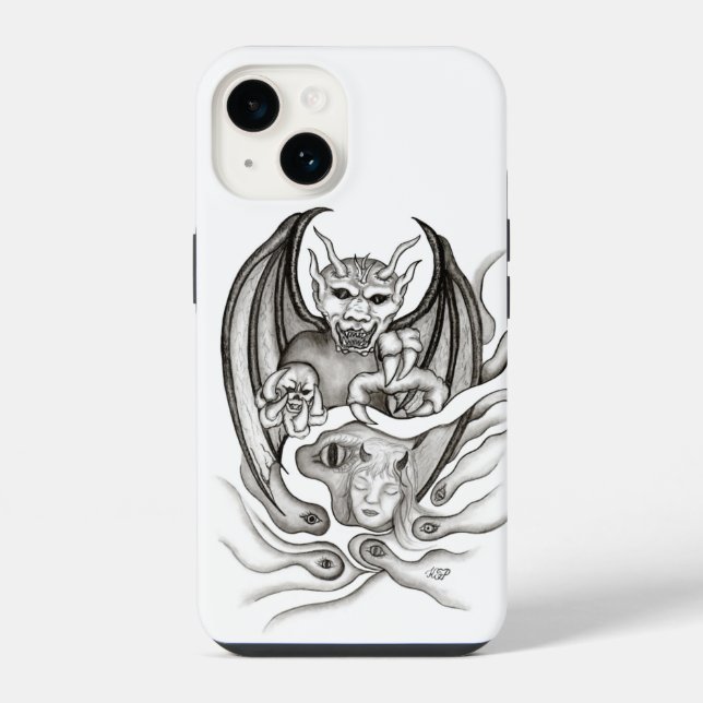 Funda Para iPhone Sueño de medianoche - Devils (Reverso )