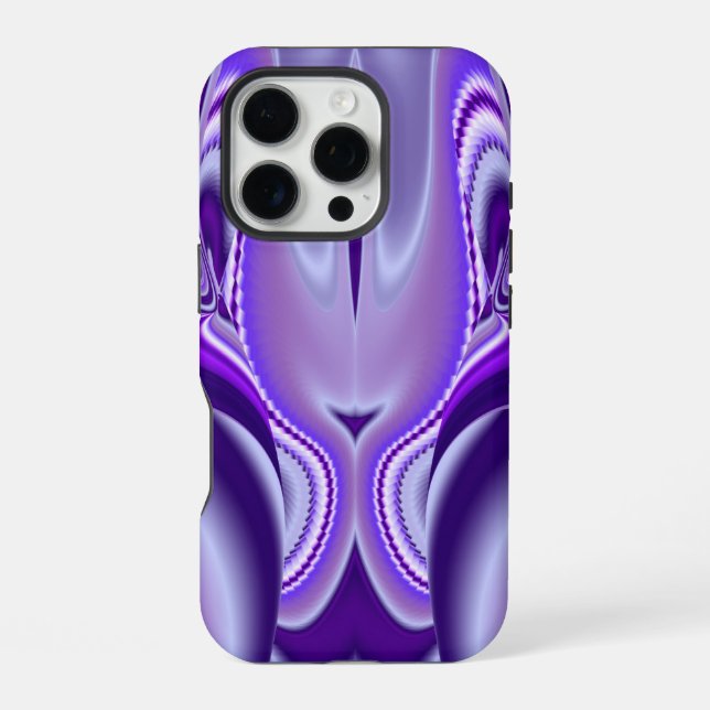 Funda Para iPhone Sueños de Arcoíris de Flor Morada (Reverso )