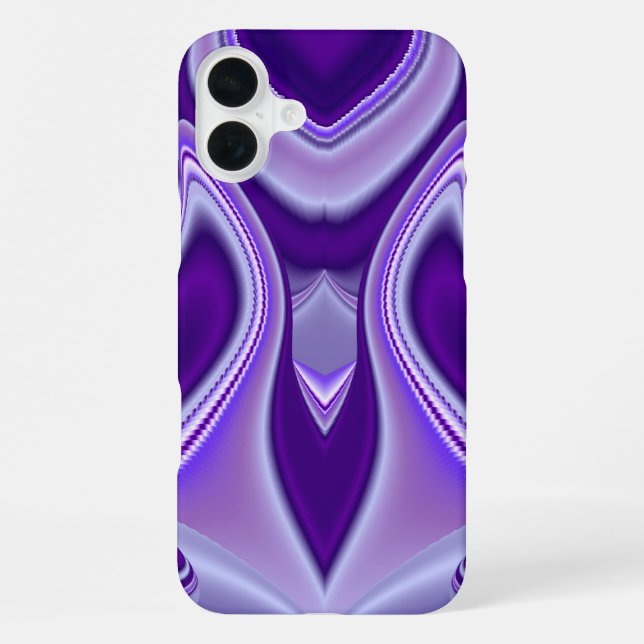 Funda Para iPhone Sueños de Arcoíris de Flor Morada (Reverso )