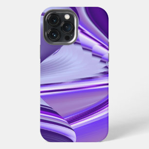 Funda Para iPhone 13 Pro Max Sueños de Arcoíris de Flor Morada