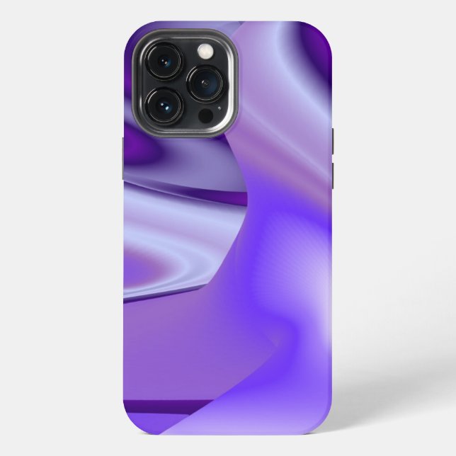 Funda Para iPhone Sueños de Arcoíris de Flor Morada (Reverso )