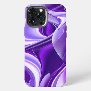 Funda Para iPhone 13 Pro Max Sueños de Arcoíris de Flor Morada