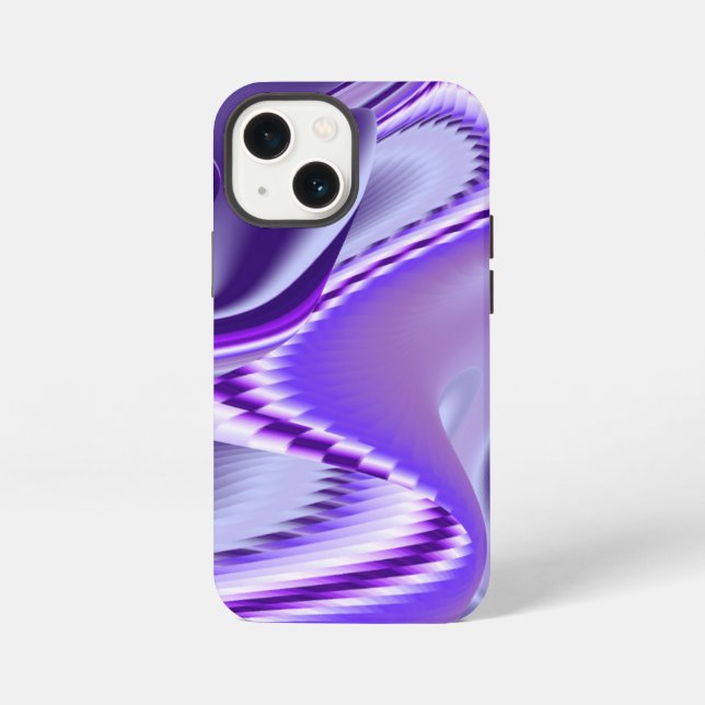 Funda Para iPhone Sueños de Arcoíris de Flor Morada (Reverso )