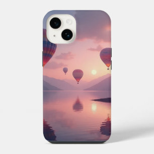 Funda Para iPhone 14 Sueños de aventura en globo