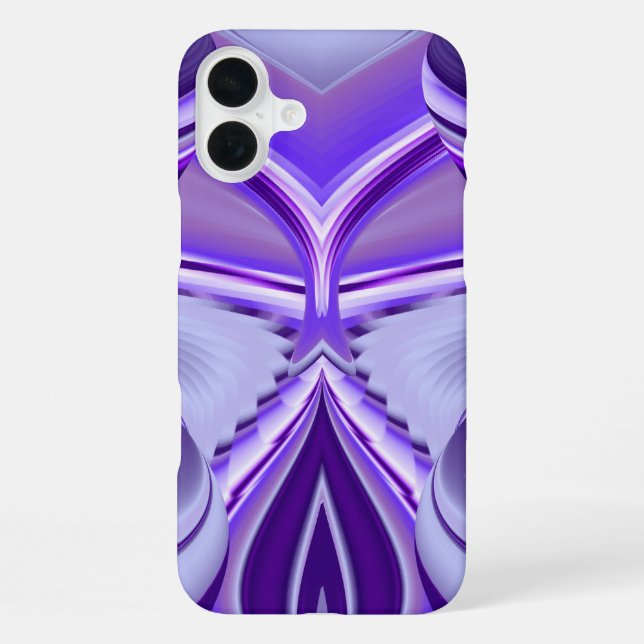 Funda Para iPhone Sueños de flores moradas (Reverso )