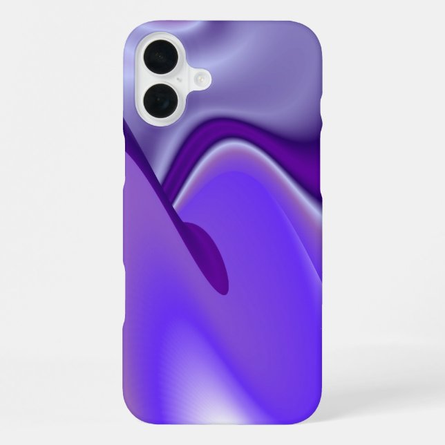 Funda Para iPhone Sueños de flores moradas (Reverso )