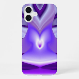 Funda Para iPhone 16 Plus Sueños de flores moradas