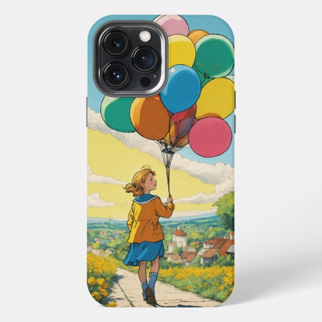 Funda Para iPhone Sueños de Globo (Reverso )