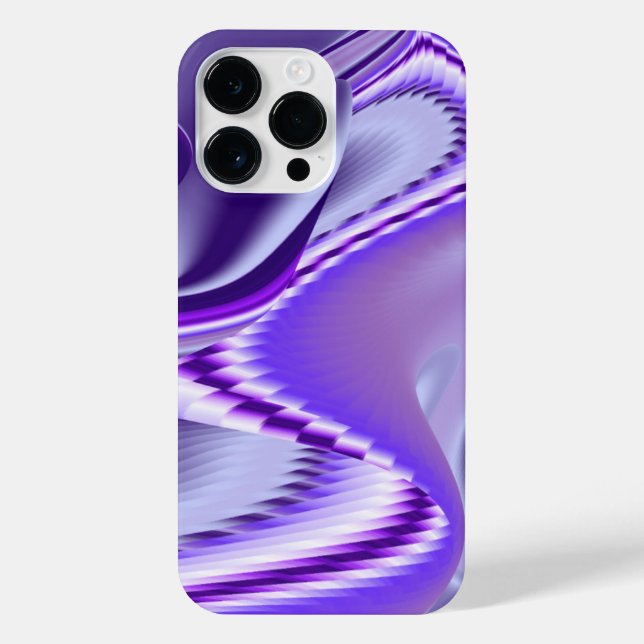 Funda Para iPhone Sueños del arcoiris de flores moradas (Reverso)